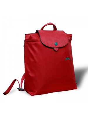 LC050*LONGCHAMP LE PLIAGE CLUB BACKPACK L1699619 (ROUGE) *LIMITED EDITION (FREE GIFT)